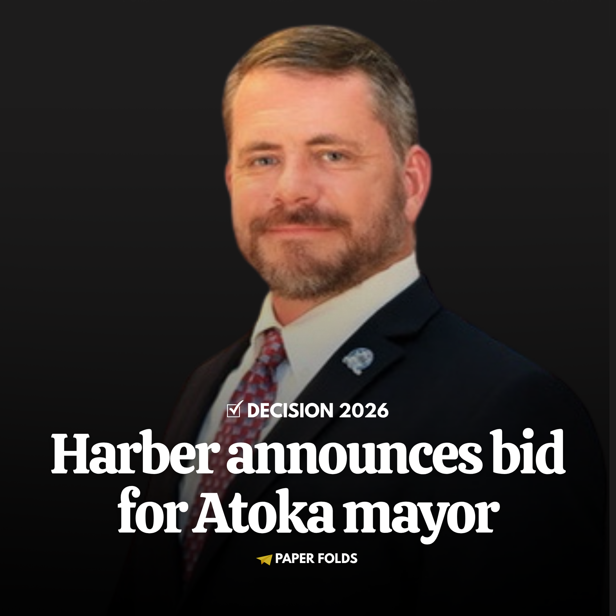 Harber announces bid for Atoka mayor