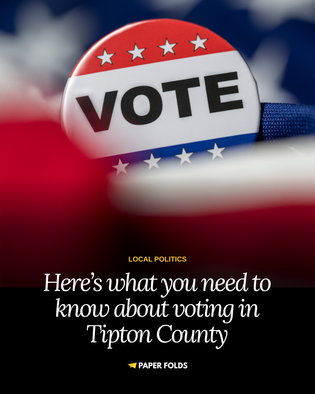 It’s Election Day in Tipton County – here’s what you need to know about voting