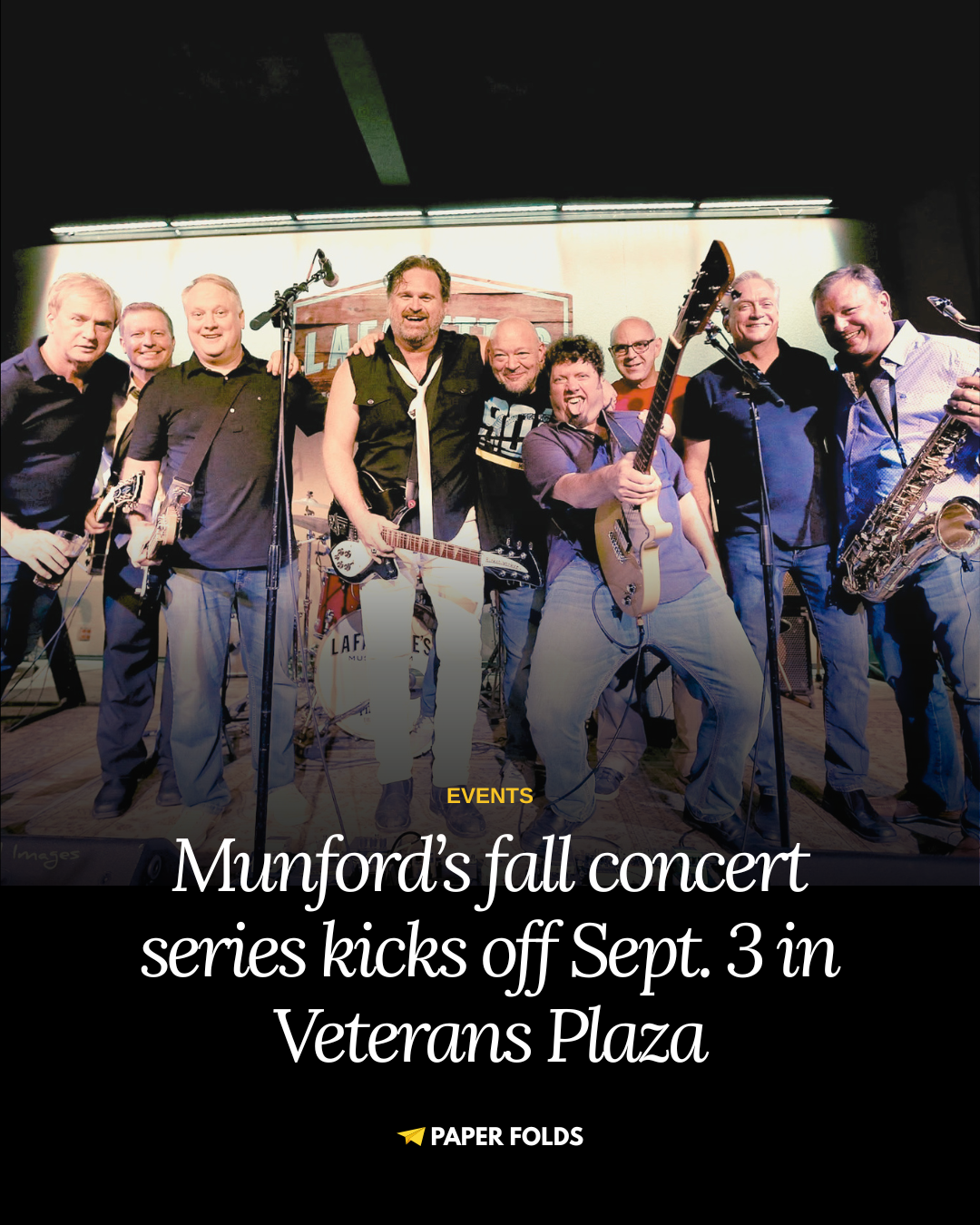 Munford’s fall concert series kicks off Sept. 3