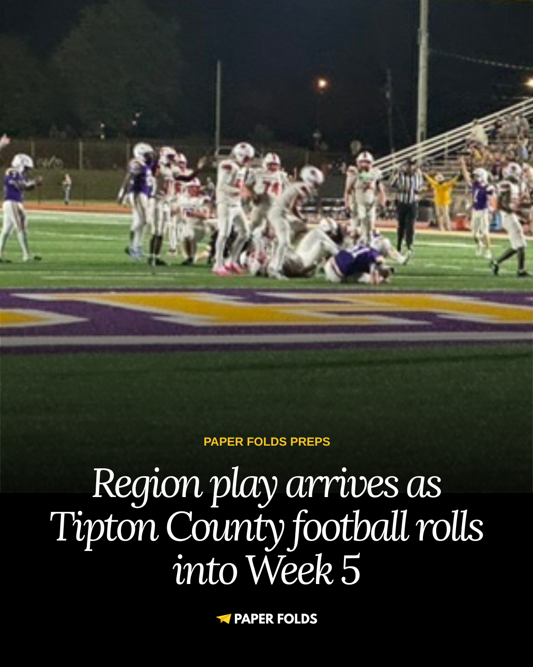 Region play arrives as Tipton County football rolls into Week 5