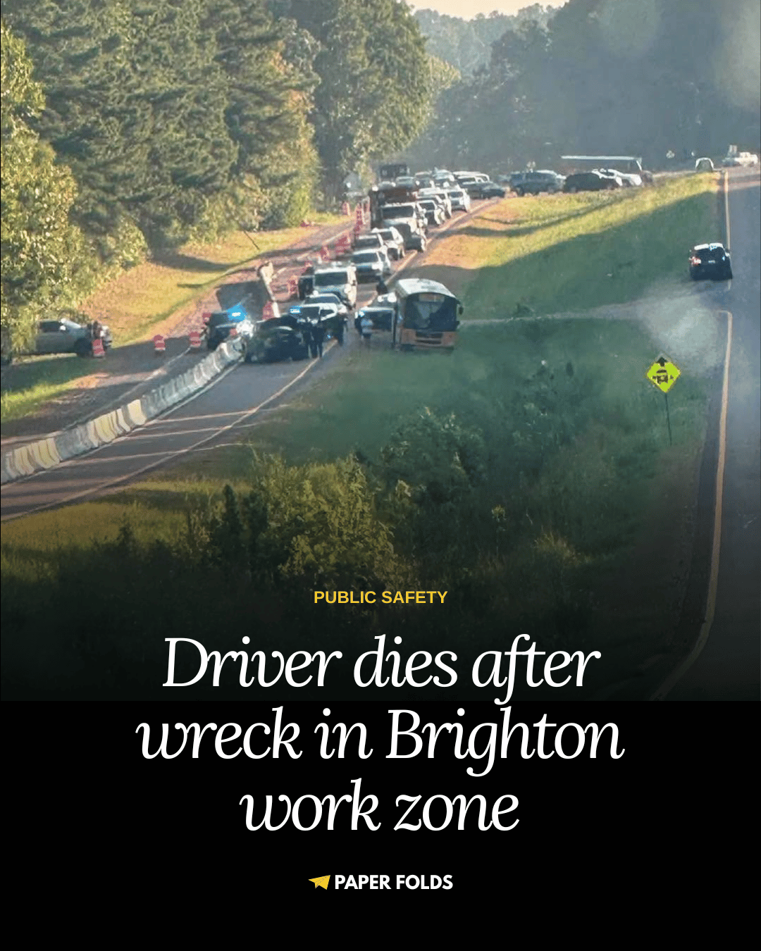 Driver killed in Wednesday morning wreck in Brighton