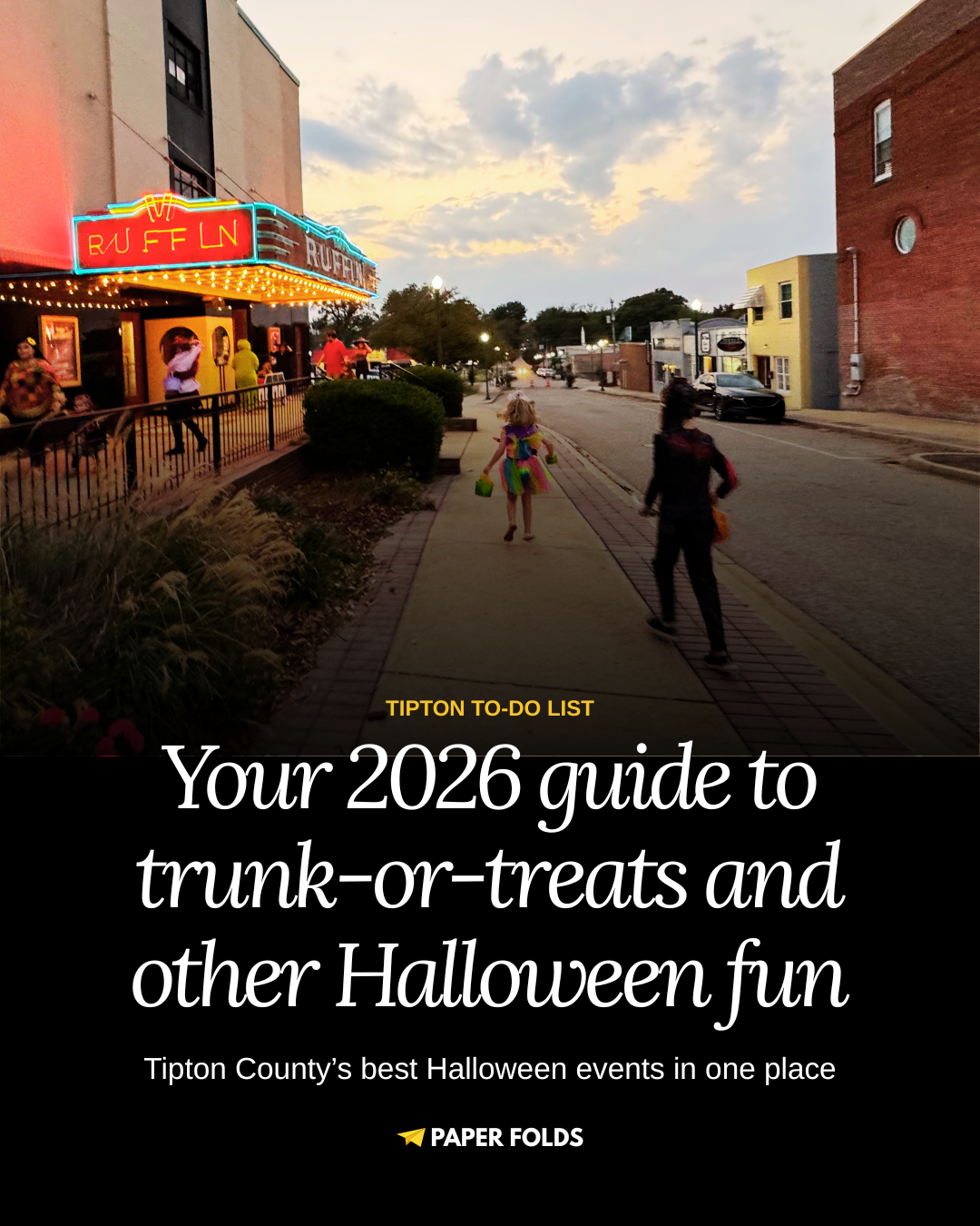 Your 2026 guide to trunk-or-treats and other Halloween fun in Tipton County