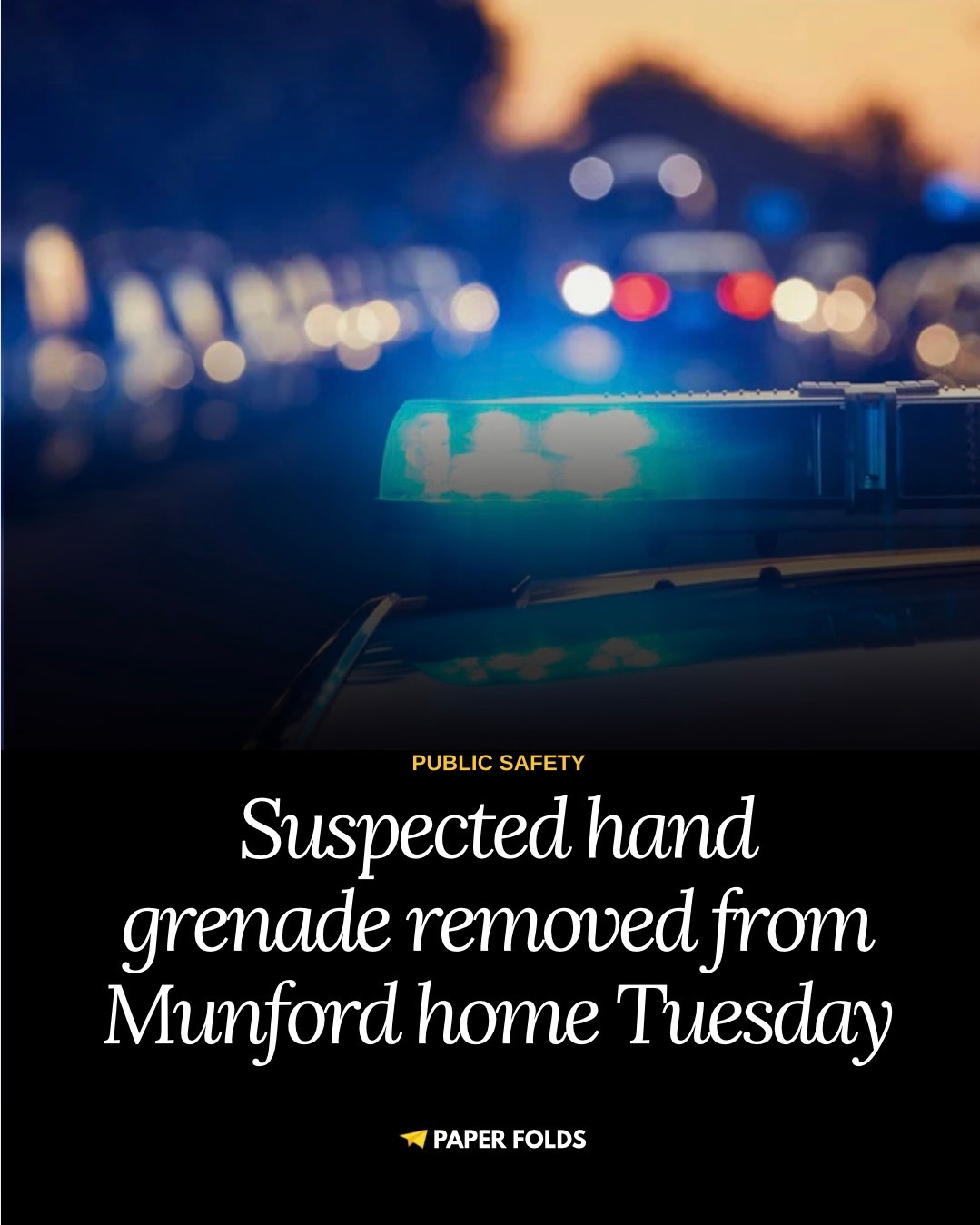 Suspected hand grenade found at Munford home, removed by Memphis bomb squad